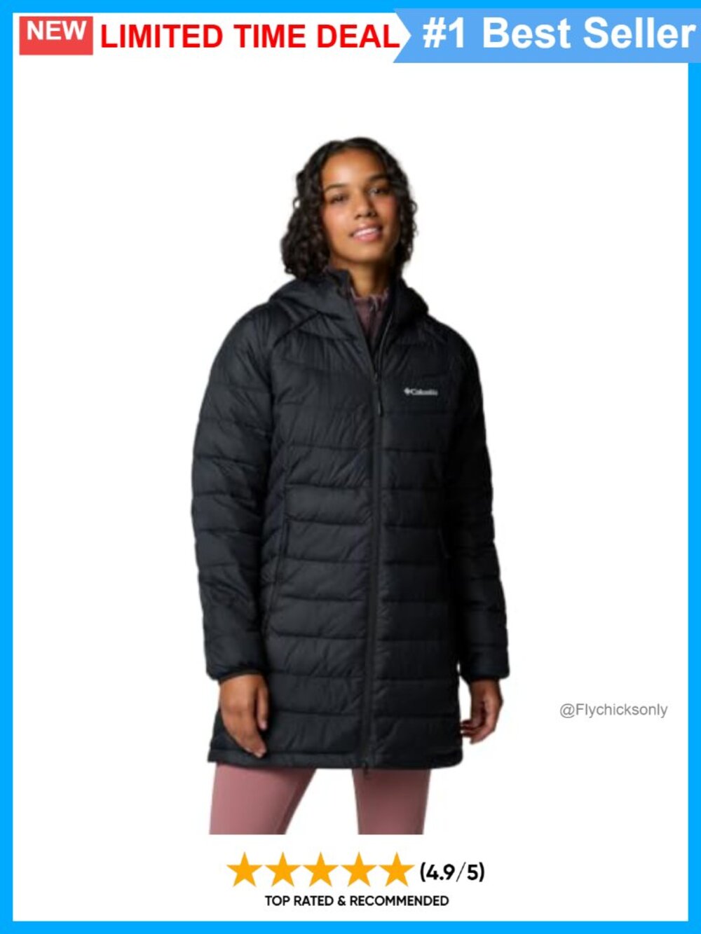 Columbia Powder Lite II Mid Jacket Omni-Heat Anorak Fitted